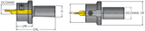 06mm - 16mm BE Type micrObroach CNC Broaching Holder - Vargus - Precision Engineering Tools EW Equipment Vargus,