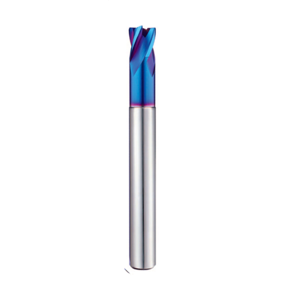 16.0mm 4 Flute Extended Neck End Mill - Europa Tool Pulsar Blue HRc70 1015501600 - Precision Engineering Tools EW Equipment