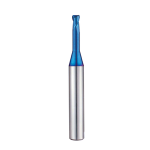 0.6mm x 0.05r (4.0mm Reach) 2 Flute Corner Radius Rib Processing End Mill - Europa Tool Pulsar Blue HRc70 1023500902 - Precision Engineering Tools EW Equipment