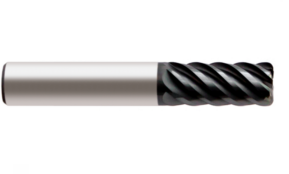 12mm x 0.5mm - 6 Flute Standard Length Corner Radius High Performance End Mill - Europa Tool MasterMill 1763291200 - Precision Engineering Tools EW Equipment