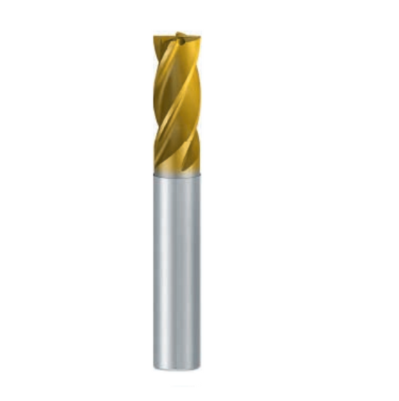 3mm - 4 Flute Emuge Franken TiNox Cut Long Series End Mill For Stainless - 2568T.003 - Precision Engineering Tools EW Equipment