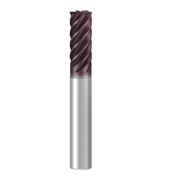 12mm - 6 Flute Emuge Franken Top Cut End Mill - 2522A.012 - Precision Engineering Tools EW Equipment