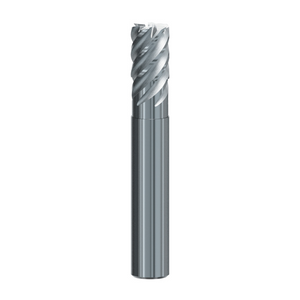 6mm 6 Flute Cut & Form Expert Carbide Stub End Mill Uncoated for Finishing Aluminium - Emuge Franken - Precision Engineering Tools EW Equipment Emuge,