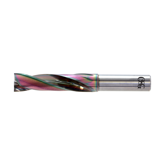 10.3mm Flat Bottom Drill 2 Flute Solid Carbide EgiAs Coated 2xD - OSG - Precision Engineering Tools EW Equipment OSG,